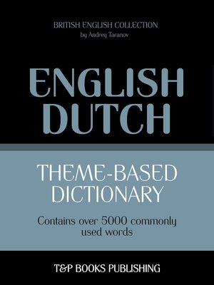 cover image of Theme-Based Dictionary